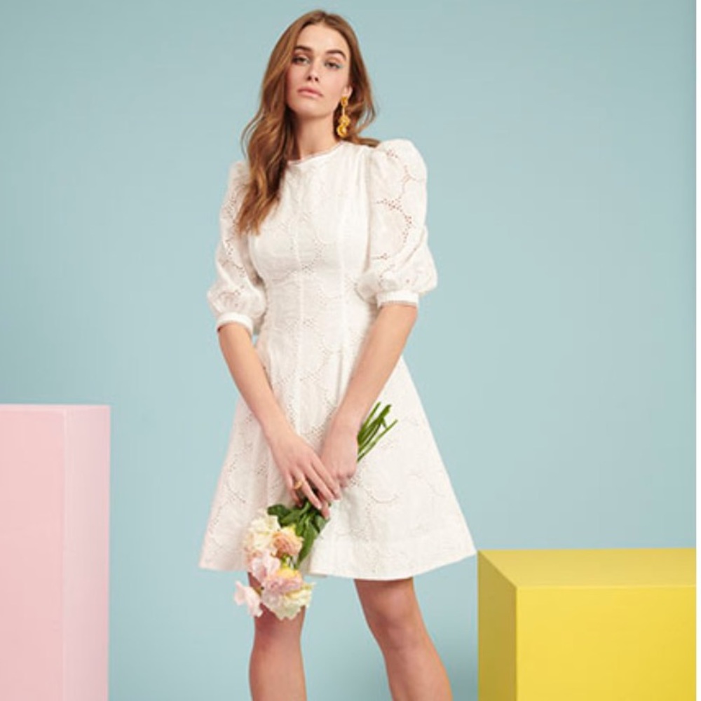 Rachel Parcell Eyelet Cotton Dress